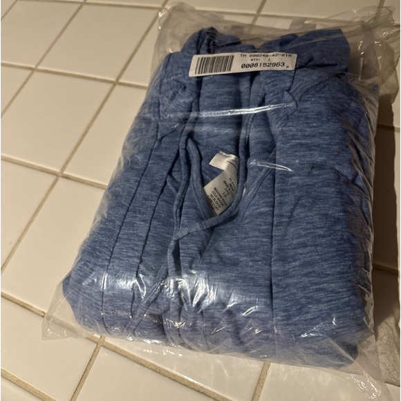 NWT Daniali 3 piece loungewear set BLUE hooded cardigan, tank and pants ! - Picture 2 of 15